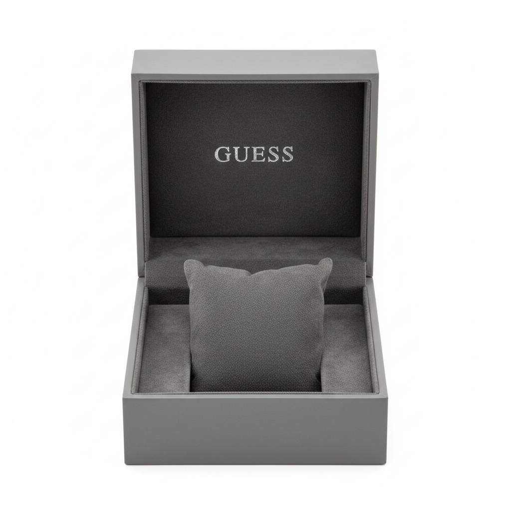 Reloj Guess Blanco con Cronógrafo y Correa de Silicona